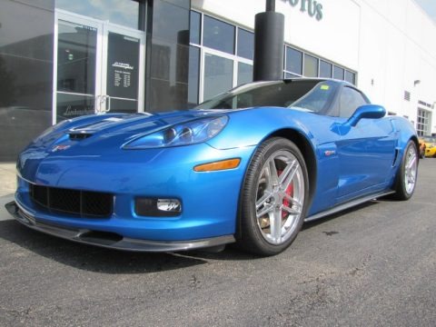 Jetstream Blue Metallic 2008 Chevrolet Corvette Z06