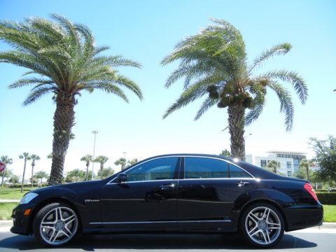 Black 2012 Mercedes-Benz S S65 AMG Sedan