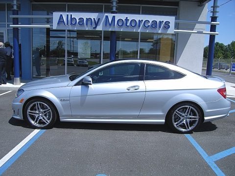 Iridium Silver Metallic 2012 Mercedes-Benz C 63 AMG Coupe Iridium Silver Metallic 2012 Mercedes-Benz C 63 AMG Coupe