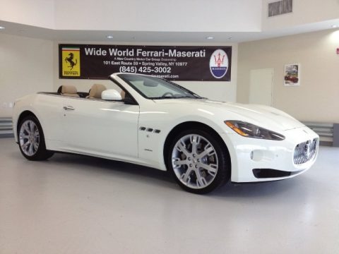Bianco Eldorado (White) 2012 Maserati GranTurismo Convertible GranCabrio Bianco Eldorado (White) 2012 Maserati GranTurismo Convertible GranCabrio