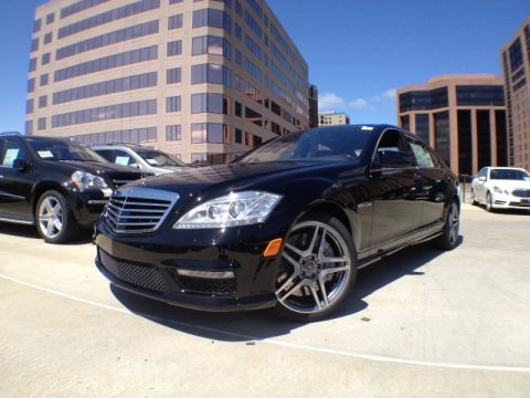 Black 2012 Mercedes-Benz S S63 AMG Sedan