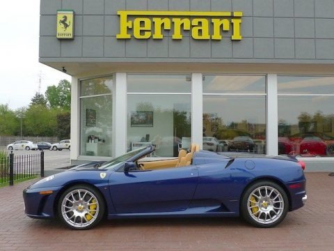 Tour De France Blue Metallic 2009 Ferrari F430 Spider F1 Tour De France Blue Metallic 2009 Ferrari F430 Spider F1