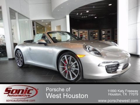 Platinum Silver Metallic 2012 Porsche New 911 Carrera S Cabriolet Platinum Silver Metallic 2012 Porsche New 911 Carrera S Cabriolet