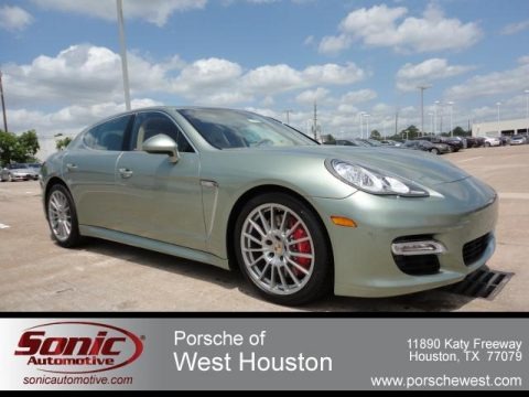 Crystal Green Metallic 2012 Porsche Panamera Turbo