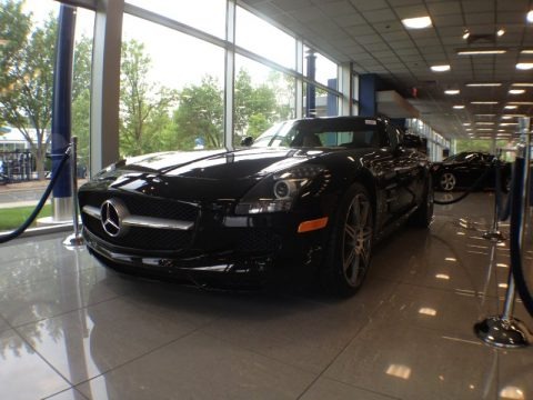 Obsidian Black Metallic 2012 Mercedes-Benz SLS AMG Obsidian Black Metallic 2012 Mercedes-Benz SLS AMG