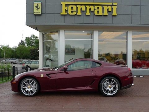 Rosso Rubino (Dark Red Metallic) 2008 Ferrari 599 GTB Fiorano F1 Rosso Rubino (Dark Red Metallic) 2008 Ferrari 599 GTB Fiorano F1