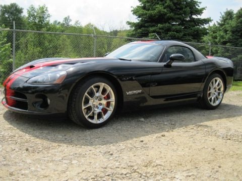 Viper Black 2008 Dodge Viper SRT-10 Coupe