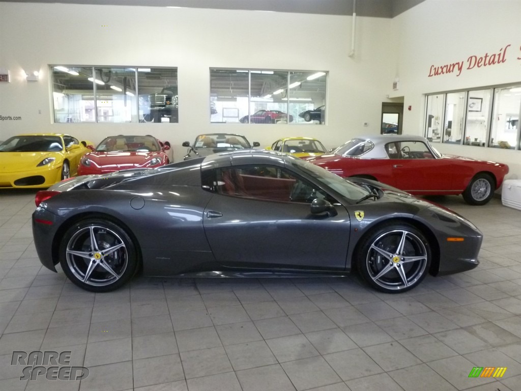 Ferrari 458 Spider Grey Allie Baxter