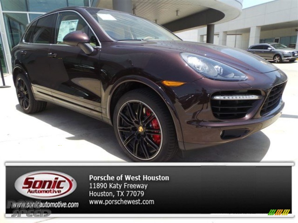 2014 Porsche Cayenne Turbo In Mahogany Metallic A81203