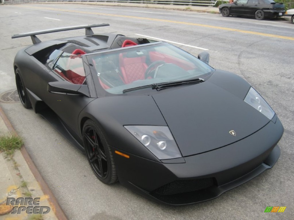 Matte Black Lamborghini Murcielago