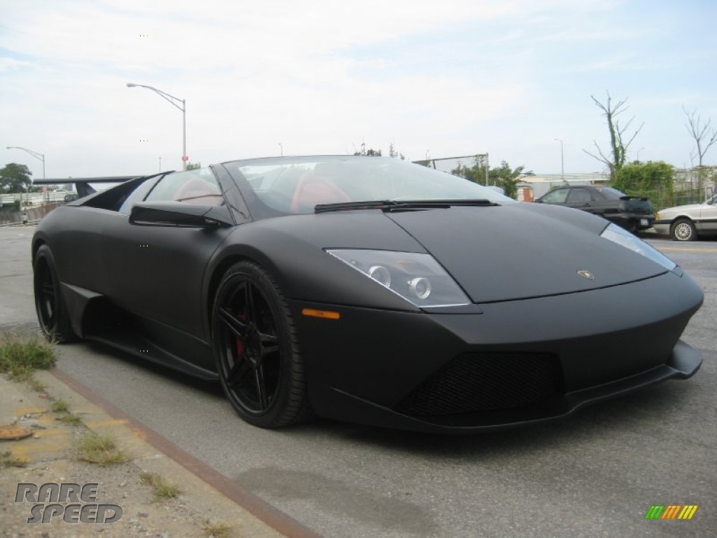 Matte Black Lamborghini Murcielago